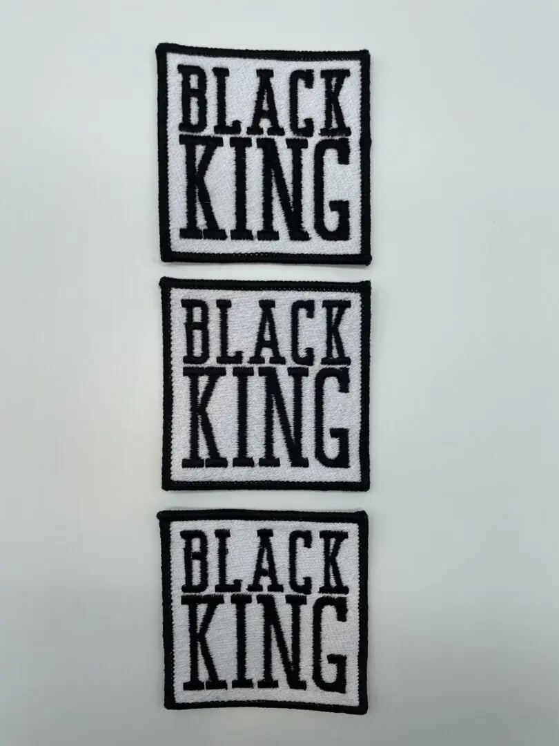 Black King-Prideful Patchez Iron/Sew On Patch for Clothing DIY Arts and Crafts