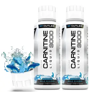 Cutler Nutrition Carnitine Liquid 3000 Blue Sharks Flavor | Ready-to-Drink Energy Sport Beverage | Smooth Refreshing Formula | US Edition