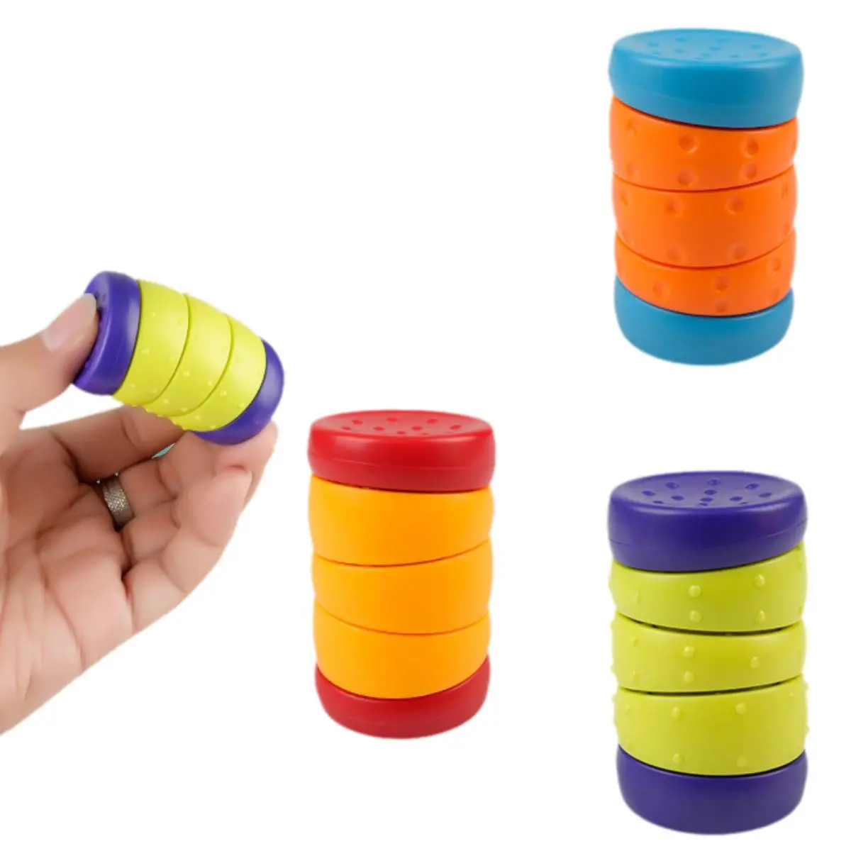 Fidget Cube Hand Spinner Antistress Toy for Autism ADHD Anxiety Stress Relief Decompression Sensory Toy for Kids & Adults