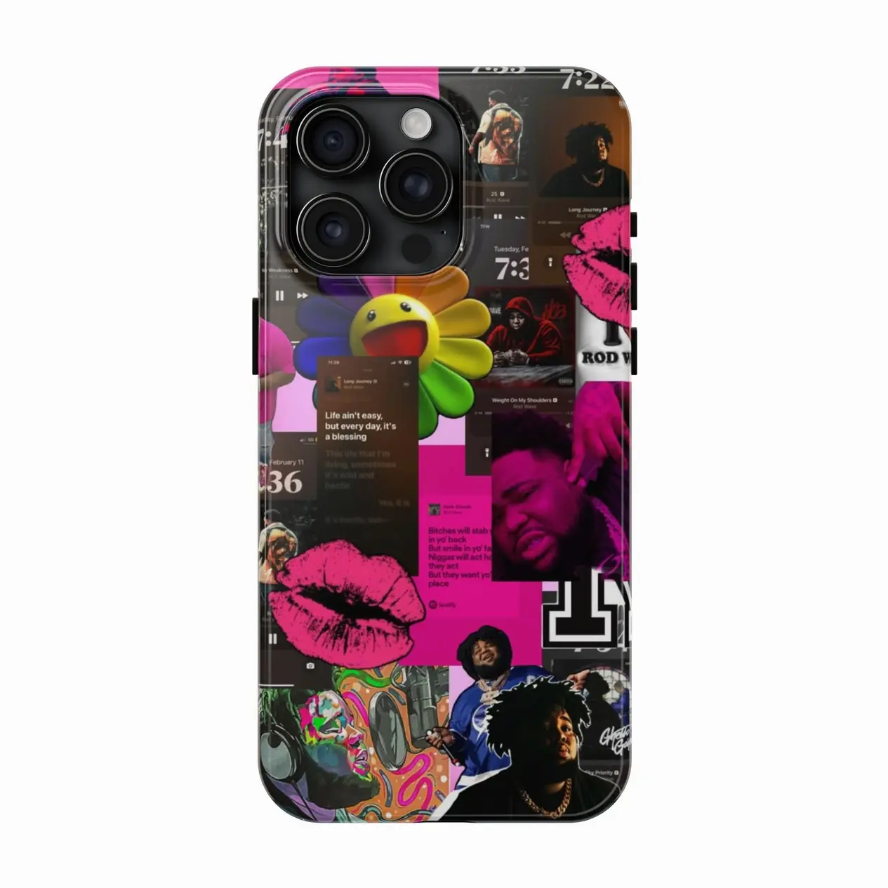 Rod Wave Last Lap Tour 2025 Phone Case, Hip Hop Music Collectible, Stylish Protective Cover for iPhone and Samsung Series