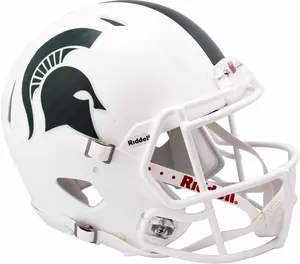 Riddell Michigan State Spartans 2017 Alternative White Revolution Speed Full-Size Authentic Football Helmet - Fanatics Authentic Certified