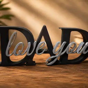 “Love You Dad” Decorative Sign