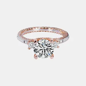 【18】Verona Clear Synthetic Moissanite Ring
