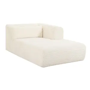 Tarra 71" Fluffy Oversized Performance Corduroy Modular Chaise