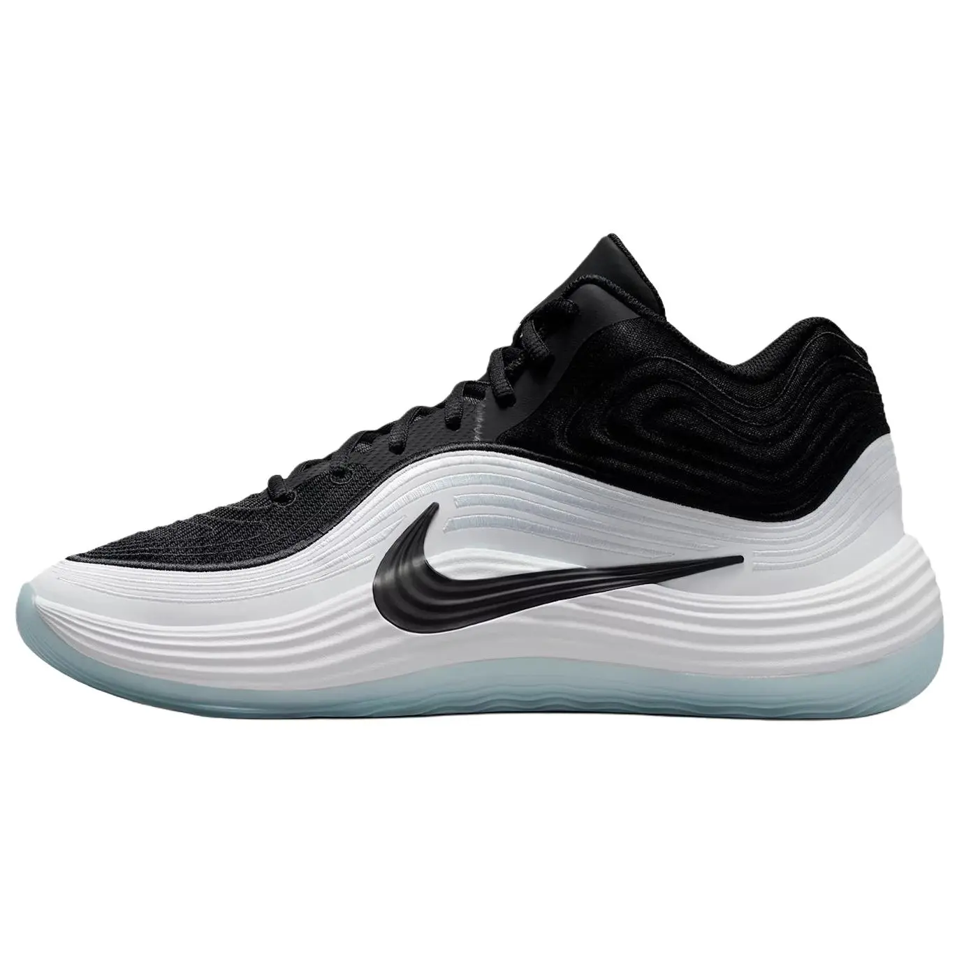 Nike Precision 8 Mid Top Basketball Shoes Unisex Black White Comfort IH1105-002