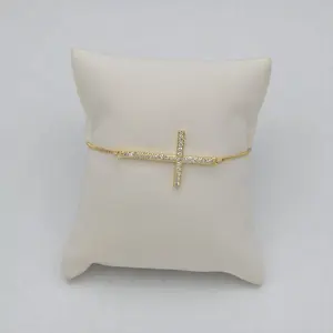Adjustable Bracelet with Cross, Women Accesories