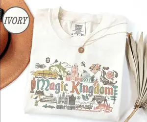 Youth & Adult Shirt Retro Magic Kingdom Comfort Colors/Gildan Shirt, Vintage Magic Kingdom Tee, Family Vacation Shirts, Family, Best Gift Birthday