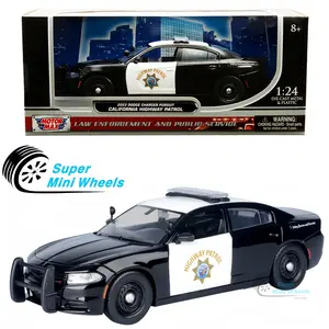 Motormax 1:24 2023 Dodge Charger Pursuit California Highway Patrol - Police Car #76807