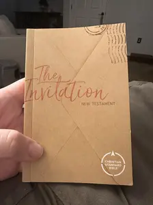 The Invitation New Testament, Black Letter, Gospel Presentation, Evangelism, Outreach, New Believer, Economy, Easy-to-Read Bible Serif Type