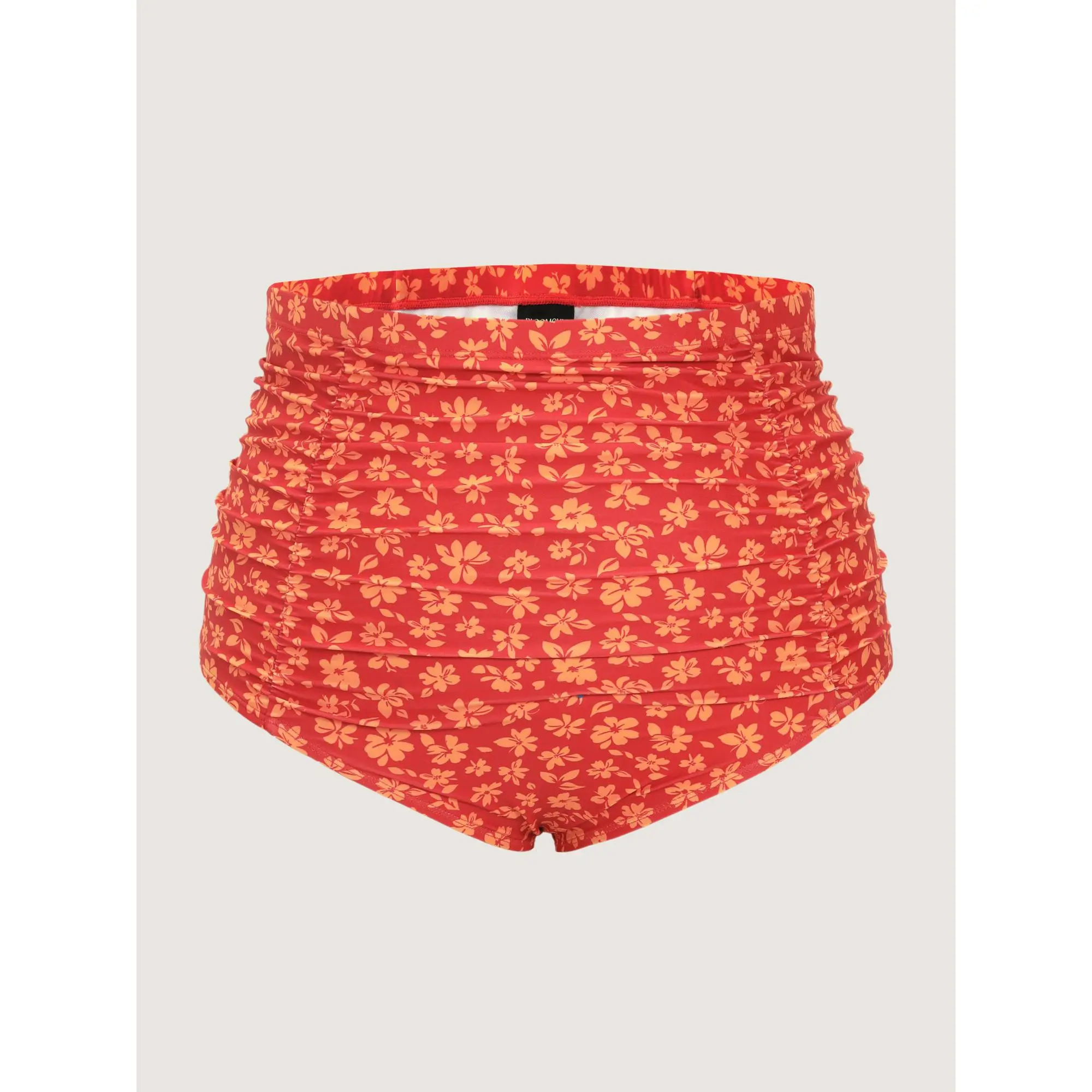 BloomChic Plus Size Tummy Control Swim Bottoms - High Waisted Ditsy Floral Bikini Bottoms, Full Coverage Stretch Swimsuit for Women, Summer Beach Wear,Summerfinds, Floral Print Swimwear, Bathing Suits, Polyester Blend, Chlorine Resistant, Bikinis Bottoms,