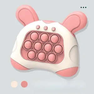 Interactive Whac-A-Mole Handheld Game Console, Cartoon Pest Control Fun, Decompression Squeeze, Fidget Gadget, Requires 3 Aa Batteries, Ideal for Kids' Entertainment