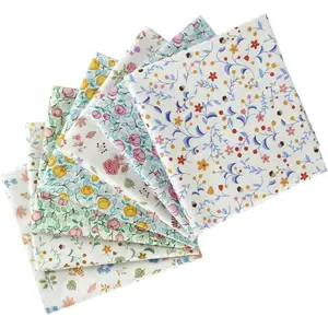 7pcs Cotton Bundle 18" x 22" Pre-Cut Squares Fat Quarters Quilting for Sewing Crafting Patchwork DIY Scrapbooking