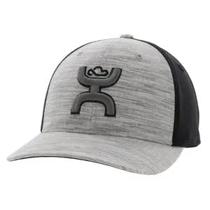 "Ash" Grey /Black Hat
