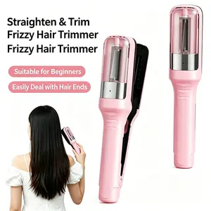 2 in 1 Cordless Split End Trimmer Hair Clipper, Rechargeable Haircut Tool for Easy Styling, Portable for Home & Travel - Repair and Care Hair