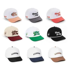 Breezy Golf “Have A Day” Retro Rope Hat Collection – Limited Edition WM Phoenix Open & Tour Championship Collab | Premium Multi-Color Golf Caps | Summer Performance Snapback for Men & Gifts