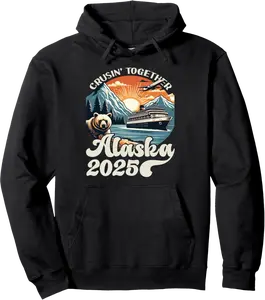 Matching Family Friends and Group Alaska Cruise 2025 Pullover Hoodie - Lydiagarcia Shop 35B0DS99PP6K