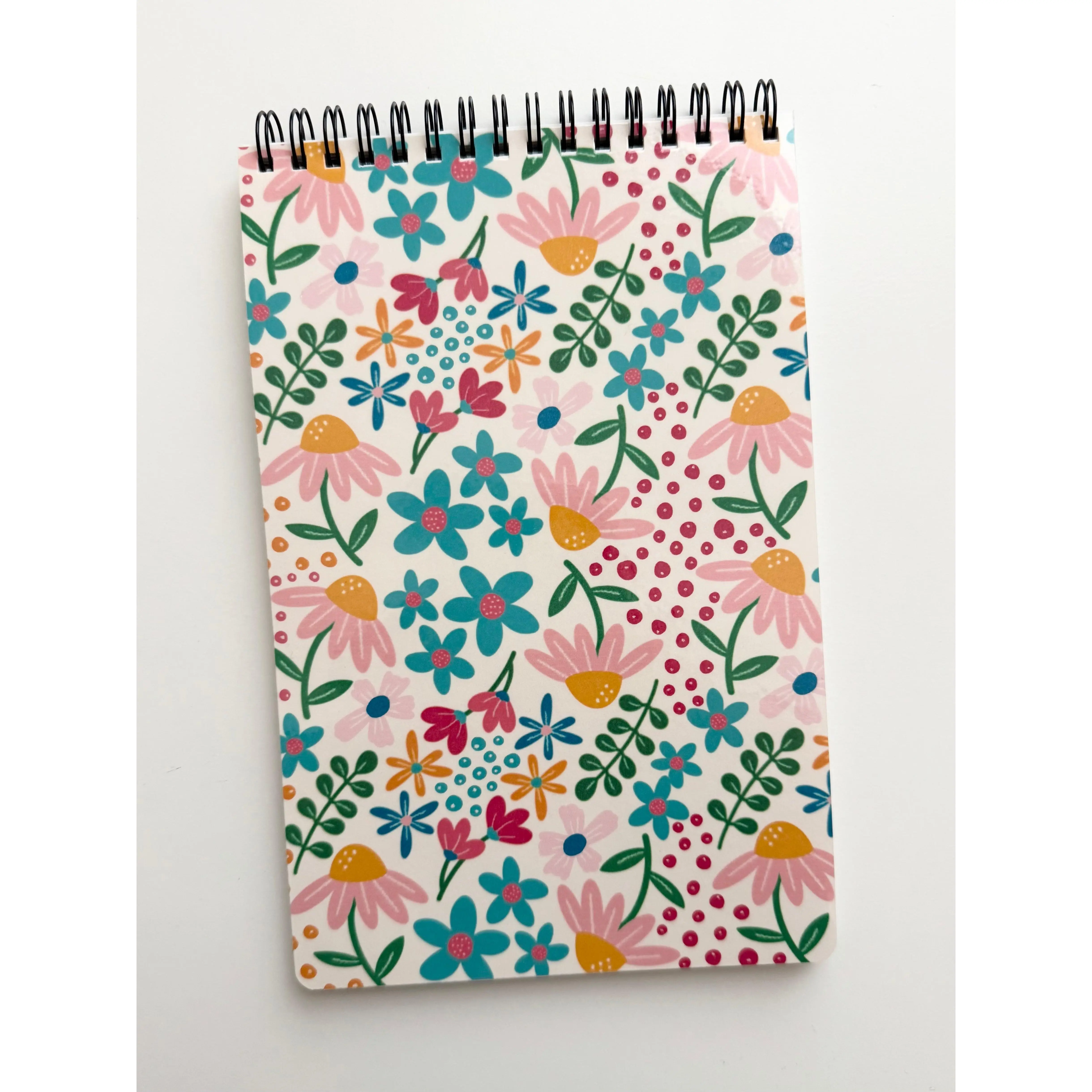 Flower Pops 5.5"x8.5" Top Bound Lined Notebook