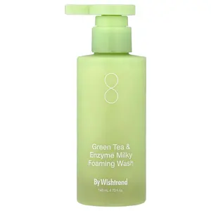 By Wishtrend Green Tea & Enzyme Milky Foaming Wash, 4.73 fl oz (140 ml)