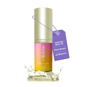 V'licious Tropical Paradise Elixir Oil - Hydrating Formula for Sensitive Areas, Bikini Line, Glowing Skin, Non-Greasy,  Plant-Based, Alcohol-Free