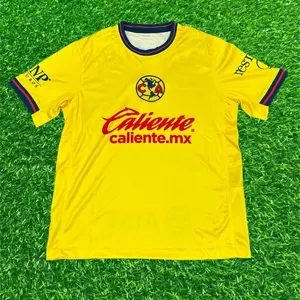 2425 Yellow Short Sleeve Soccer Jerseys