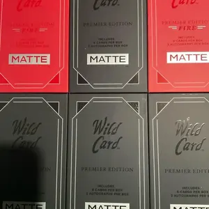 2021 WildCard Matte Premium Hobby Box
