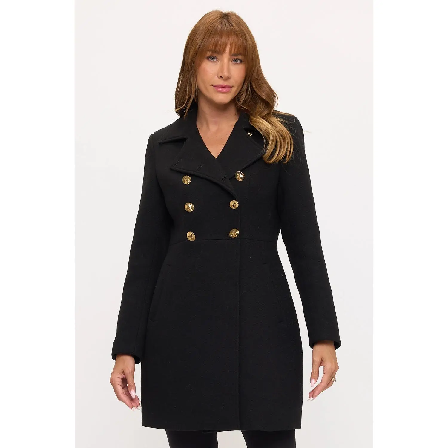 FINAL SALE!! The "Penthouse" Double Breasted Black Coat