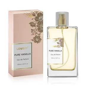 LOVERY Pure Vanilla Perfume Elegant Glass Bottle - 3.38fl oz LOVERY Pure Vanilla Perfume Elegant Glass Bottle - 3.38fl oz