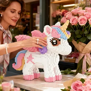 Cute Unicorn Model Desk Toy, Cute Collectible Figurines, Stress Relief Decorative Piece, Perfect Gift for Birthday Christmas New Year, Surprise Friend Present