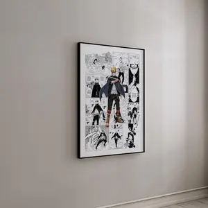 Manga Poster - Boruto Uzumaki - Curated Manga Panels - Poster
