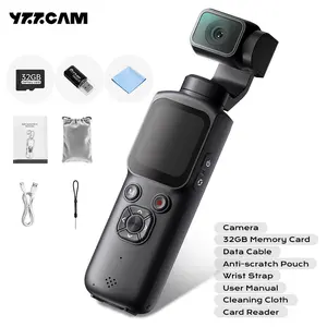 A handheld gimbal camera for capturing outdoor travel moments, perfect for beginner photography enthusiasts. It features a 330° rotating lens, intelligent face tracking, and beauty filters.