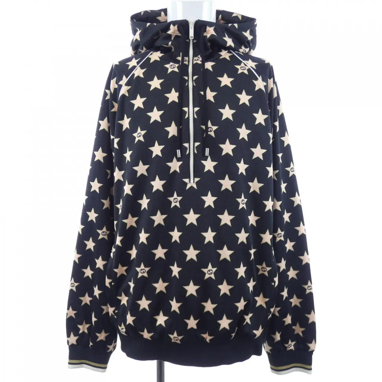 Pre-owned GUCCI Cotton Small Leather Goods Hoodie
