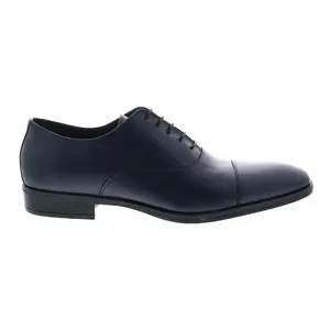 Bruno Magli Luna MB1LUNN0 Mens Blue Leather Oxfords & Lace Ups Cap Toe Shoes