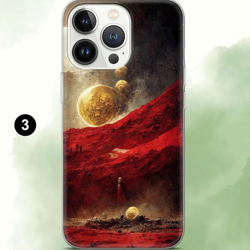 Red Rising Phone Case Bookish Cover for iPhone 17, 17Pro, 16, 16Pro, 15, 14, 13, 12, Samsung S25, S24, S23