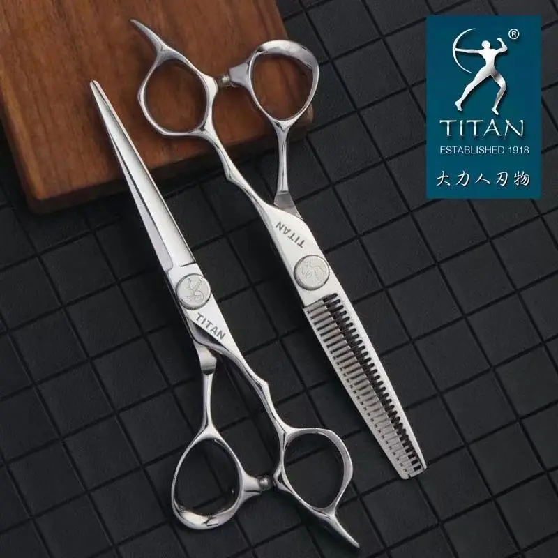 Titan Scissors 5.5,6.0,7.0 Inch Hair Cutting Machine Barber Accessories Hair Cutting Scissors