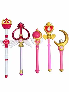 Kinstore Sailor Fantasy PU Foam Moon Stick For Cosplay Accessories Anime Costume PU Foam Sword