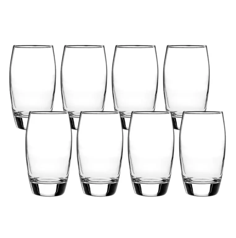 Ellendale Drinking Glasses, 16 Ounces, Set of 8