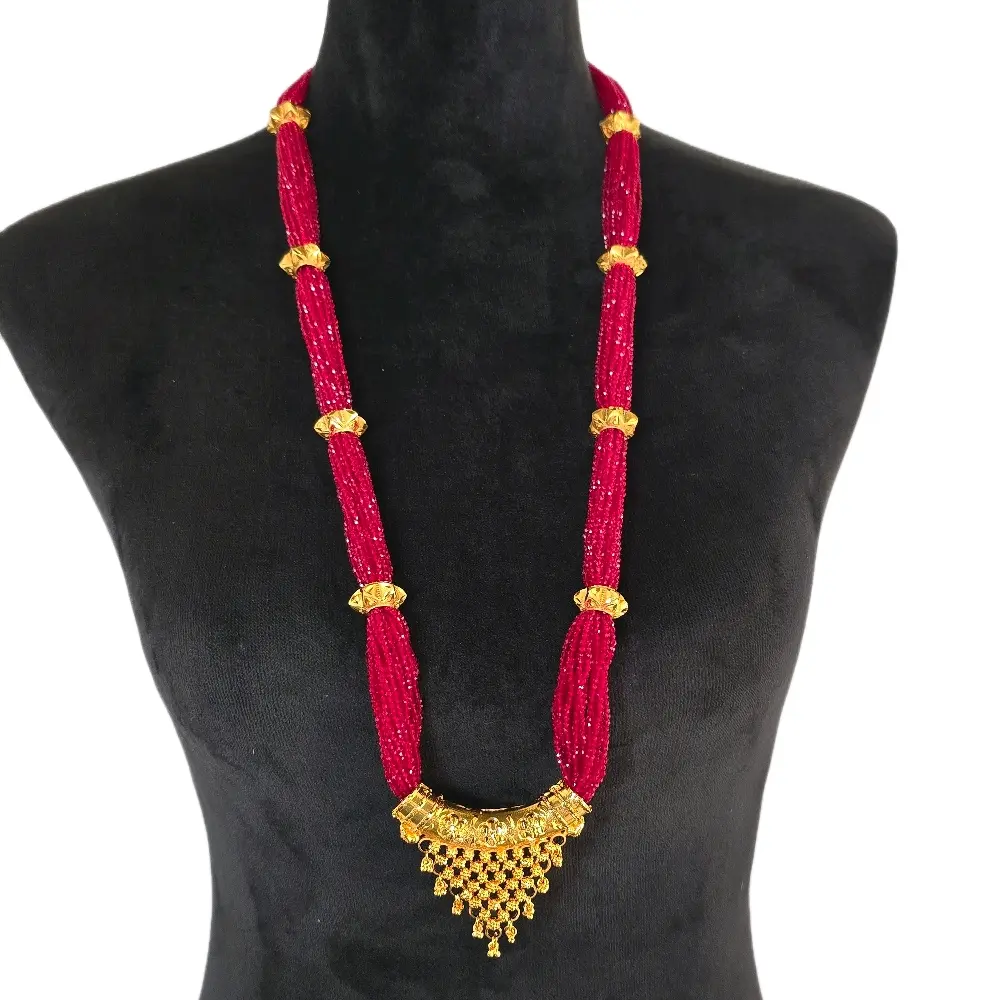 Traditional Nepali Hydro potey naugedi tilhari necklace