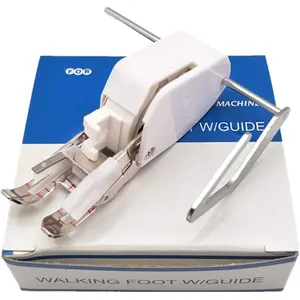 Open Toe Walking Foot W/Guide for Quilting and Sewing - Through Multiple Layers and Match Prints - Compatible with Low-Shank Sewing Machine |  ,,, Babylock & More