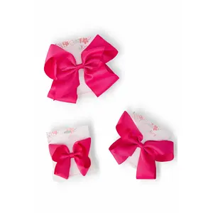 Hot Pink Grosgrain Hair Bow