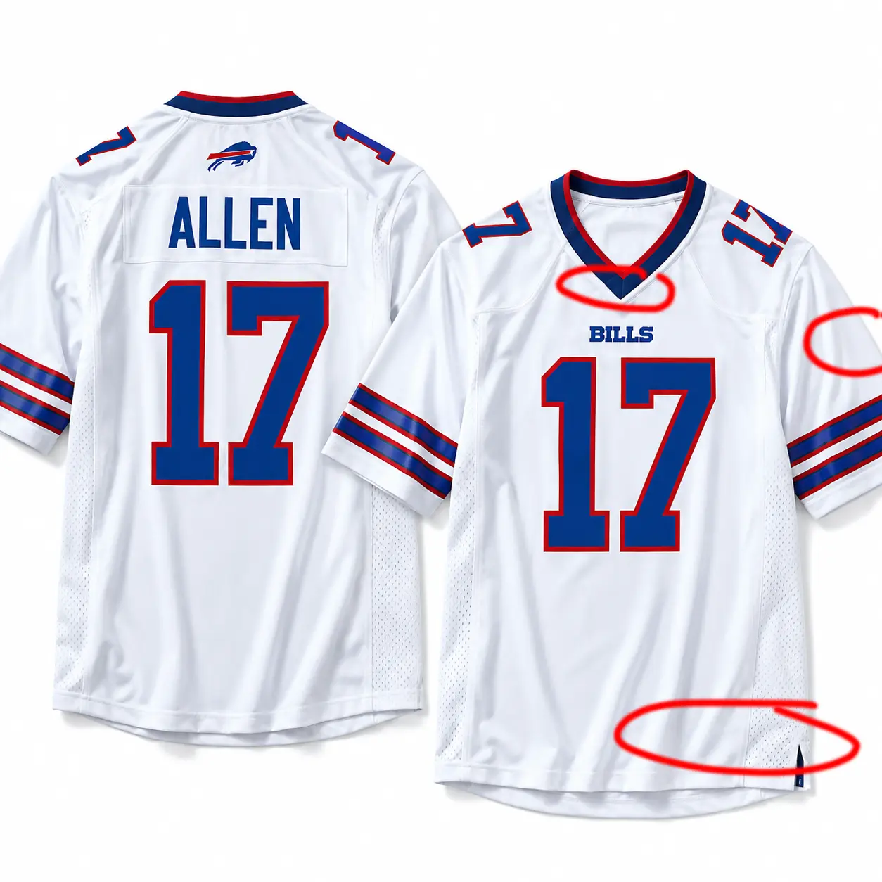 Men's #17 American Football Collectible Jersey - Stylish, Comfortable, Breathable Sports Game Apparel, Gift For Fans, Trending 2026 for all
