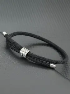 Men's Adjustable Personalized Hand Rope Jewelry, Unique Bracelet, Adjustable Bracelets, Stainless Steel Accessories, Unique Design, Perfect Gift for Him