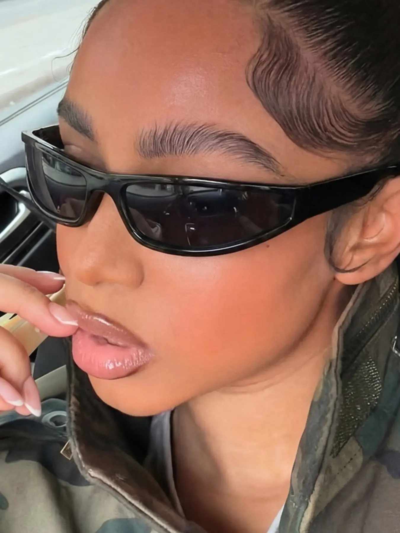 Future Tech Small Frame Y2K Sunglasses, UV400 Protection, Punk Style, PC Material, Ideal for Daily Wear, Vacation & Outdoor Activities, Trendy Shades