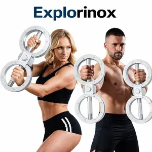 Explorinox Rotator Burn Machine with 12LB Adjustable Resistance, 360 Degree Rotatable Arm Workout Equipment, Men Women Forearm Strength Trainer Spinning Arm Machine for Home, Gym