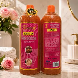 Kinto Rose Extract Clarifying Shower Gel - Exfoliating, Radiance-Boosting Formula