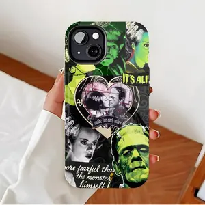 Frankenstein's Bride Gothic Phone Case with Vintage Movie - Compatible with iPhone Case For iPhone 17 16 15 14 13 12 11 Pro Max Plus Air & Samsung Galaxy S25 Ultra S24 S23 S22 S21 Plus - Top Fan's Phone Case Cover as Perfect Gift Get Ready for Halloween