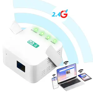 2025 WiFi Extender Signal Booster, WiFi Range Extender, 300Mbps WIFI Signal Enhancer,2.4GHz WiFi,Connect 50+ Devices,Internet Booster-with Ethernet Port,Quick Setup,Network Components for Home and Office