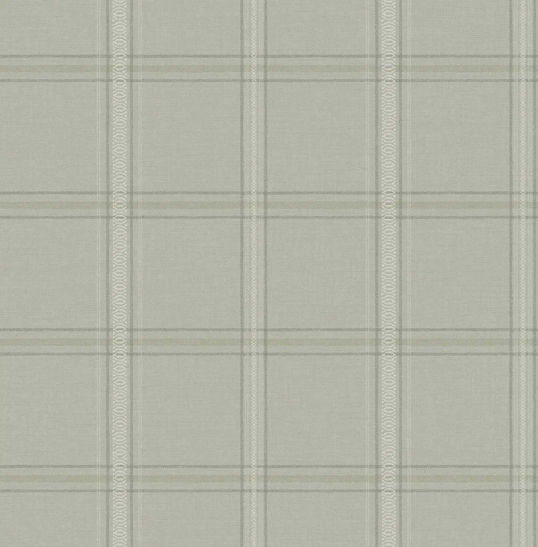 4169-27609 Auberge Sage Plaid Wallpaper