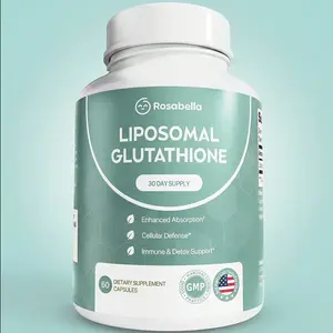 Liposomal Glutathione Capsules -Skin Glow, Immune & Detox Support (60 Count) Rosabella