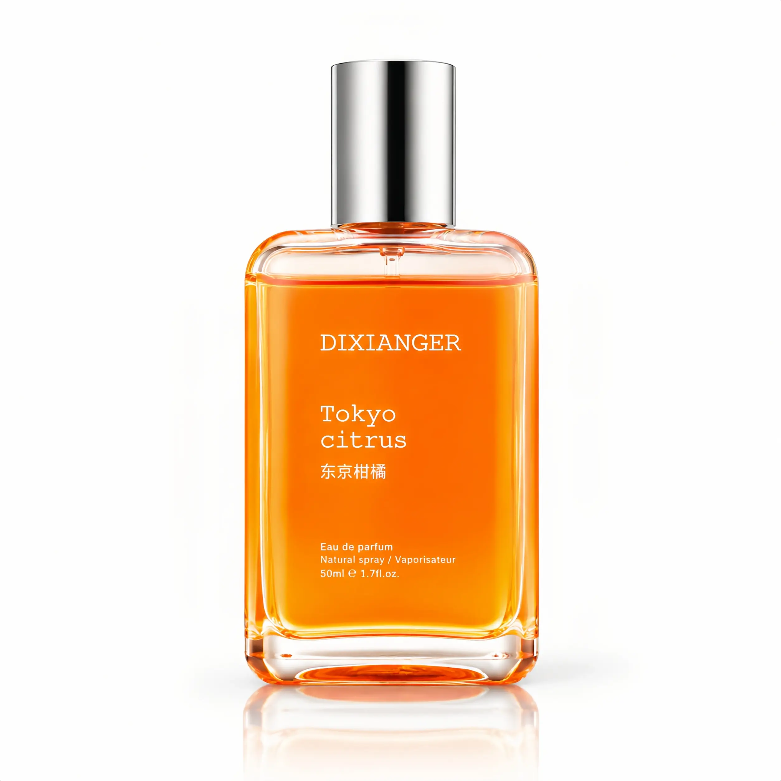 DIXIANGER Tokyo Citrus Perfume 50ml / 1.7 fl.oz | Fresh Orange Lemon Citrus Scented Perfume | Bright Refreshing Scent Gift for Daily Use Summer Travel |Daily Fragrance for Women & Girls |  long-lasting   Fragrance for Women | Men's Fragrance