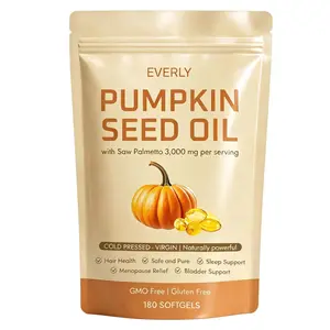 Pumpkin Seed Oil with Saw Palmetto 180-count Energy Booster Body Support Tablets